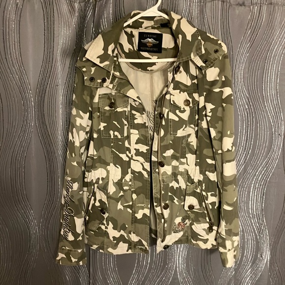 Harley-Davidson Jackets & Blazers - Harley Davidson Camo Jacket